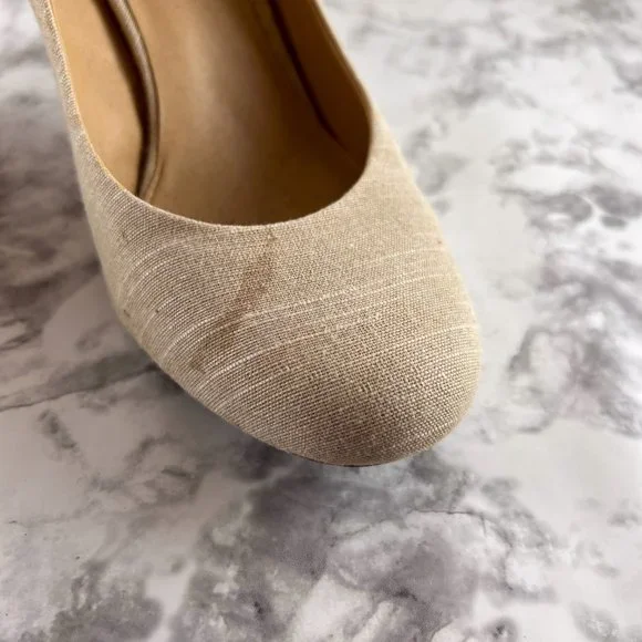 Kelly & Katie Women's Isabel Linen Pump Size 9.5 - Picture 4 of 11